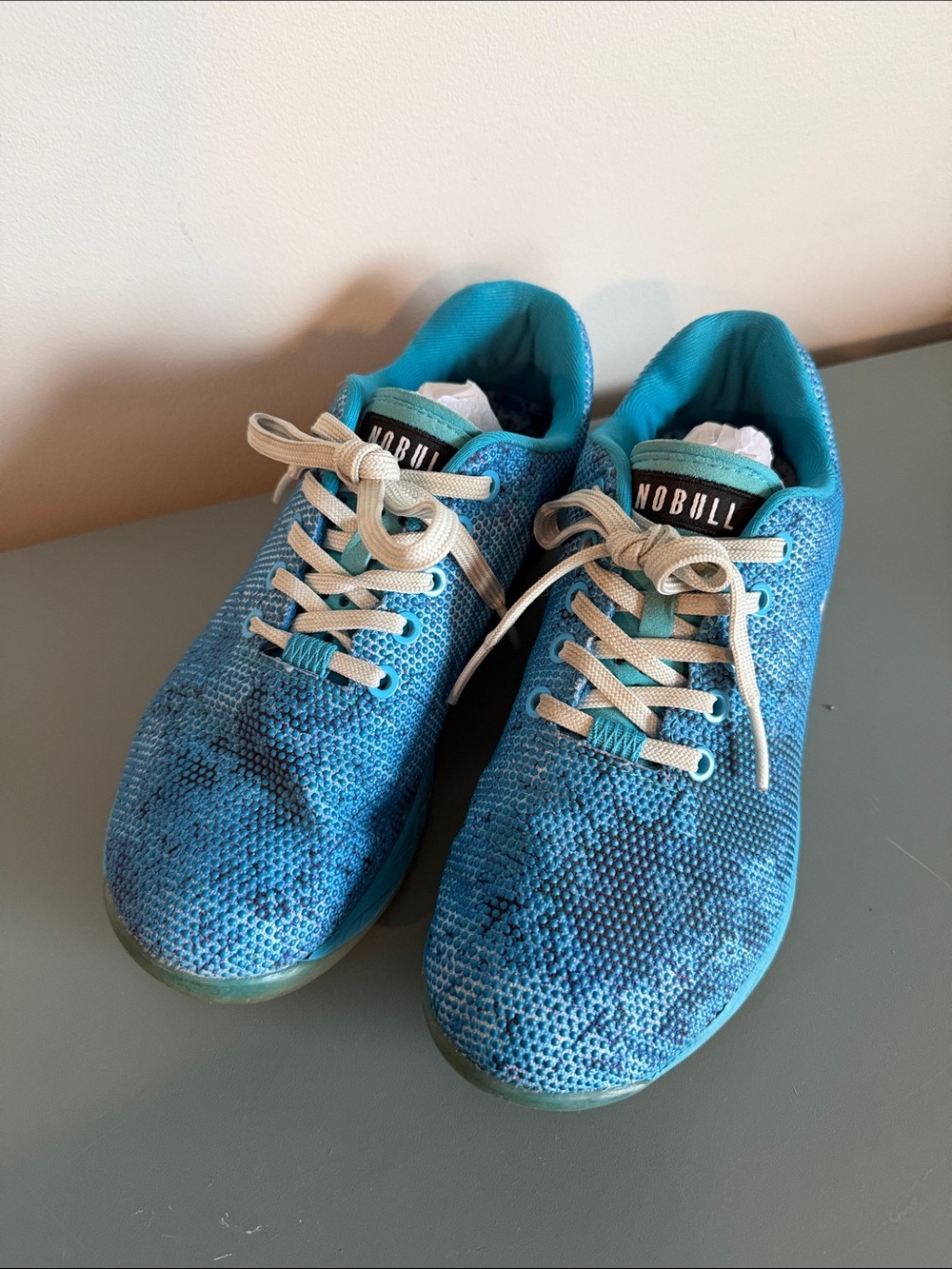 NO BULL Lightweight Blue Athletic Sneakers